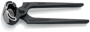 Pincer overall length 180 mm pliers, black atramentised KNIPEX