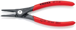 Precision circlip pliers A 1 for shaft diameter 10-25 mm length 140 mm KNIPEX
