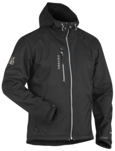 Blaklader Softshell jacket SOFTSHELL 4949 Black/Silver 3XL
