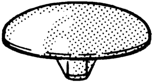 Kryt pro šrouby se zápustnou hlavou s křížovou drážkou do dřevotřísky Pozidriv Plast Polyamid (nylon) 6.6 2X12-8011