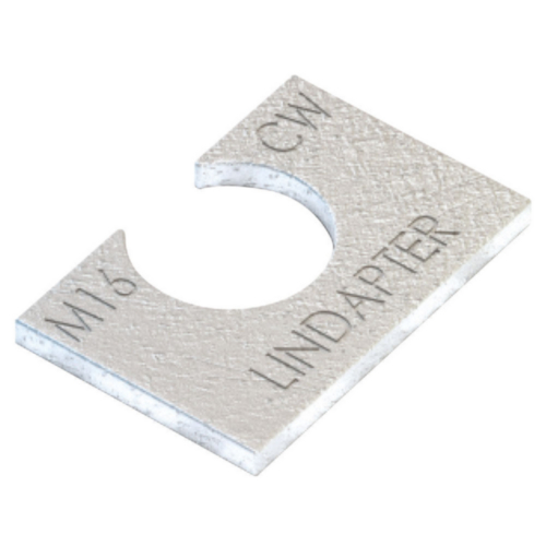 LINDAPTER Clipped washer type CW Steel Zinc plated CW M8 (5051324002220