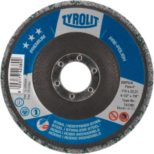Tyrolit Polishing disc 125X22,23