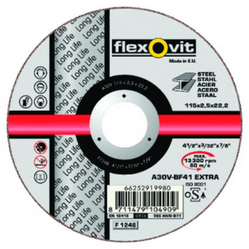 Flexovit Cutting wheel A30V 125X2,5X22,23