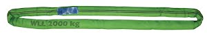 Promat Ronde draagband DIN EN 1492-2 omvang 4 m groen draagverm. eenv. 2000 kg