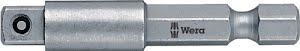Adapter 870/4 hexagon drive 1/4 inch square drive 1/4 inch length 50 mm WERA