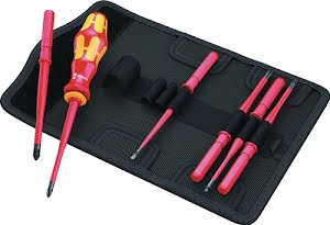 Jeu de tournevis KK VDE 7 extra slim 1 7 pièces fente/PH/PZD/S/TX VDE WERA