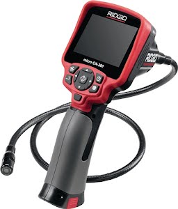 Caméra d'inspection micro CA-350 3,5 po. 640 x 480 17 mm LED 4 longueur du RIDGID