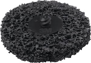 Coarse cleaning disc CR-DR diameter 76.2 mm extra coarse black 15000 min-¹ 3M