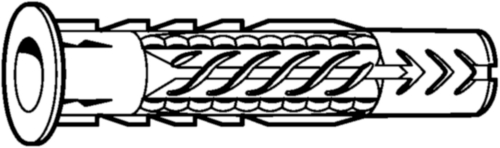 Bucha universal UX/UX-R  Plástico  UX-R  