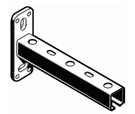 Calha de braço  Aço  Zincado  