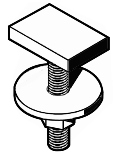 Boulons à tête rectangulaire