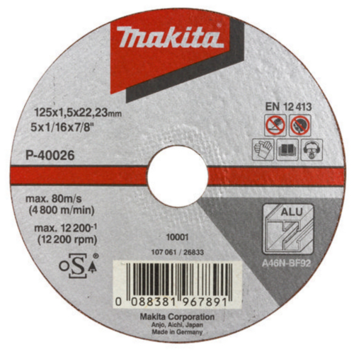 Makita Cutting wheel 125X1,5MM