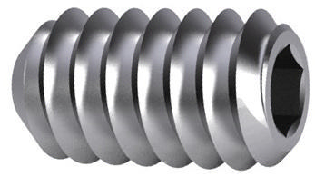 ,Allen Socket Drive Cup Point FullerKreg M3-0.5 x 8mm Socket Set Screws, Din 916|ISO 4029 100pcs Full Thread Grade A2-21H Stainless Steel Bright Finish
